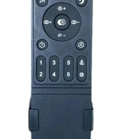 XH132 Infrared Remote Control With Stand Dimmable 6 For Ceiling Fan Light 85-265V Black ABS Controller Replacement Part