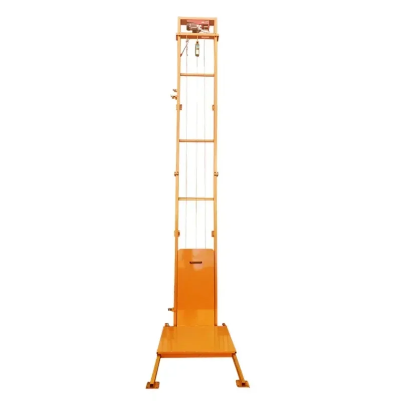 Electric lift freight elevator household small fixed simple elevator factory warehouse customized mobile platform hoist