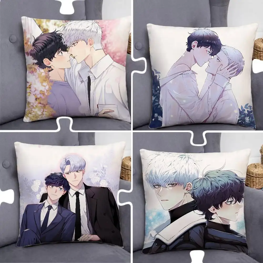 Cherry B-Blossom Comics A-After Winter Print Pattern Sofa Cushion Cover Pillowcase Home Party Car Bedding