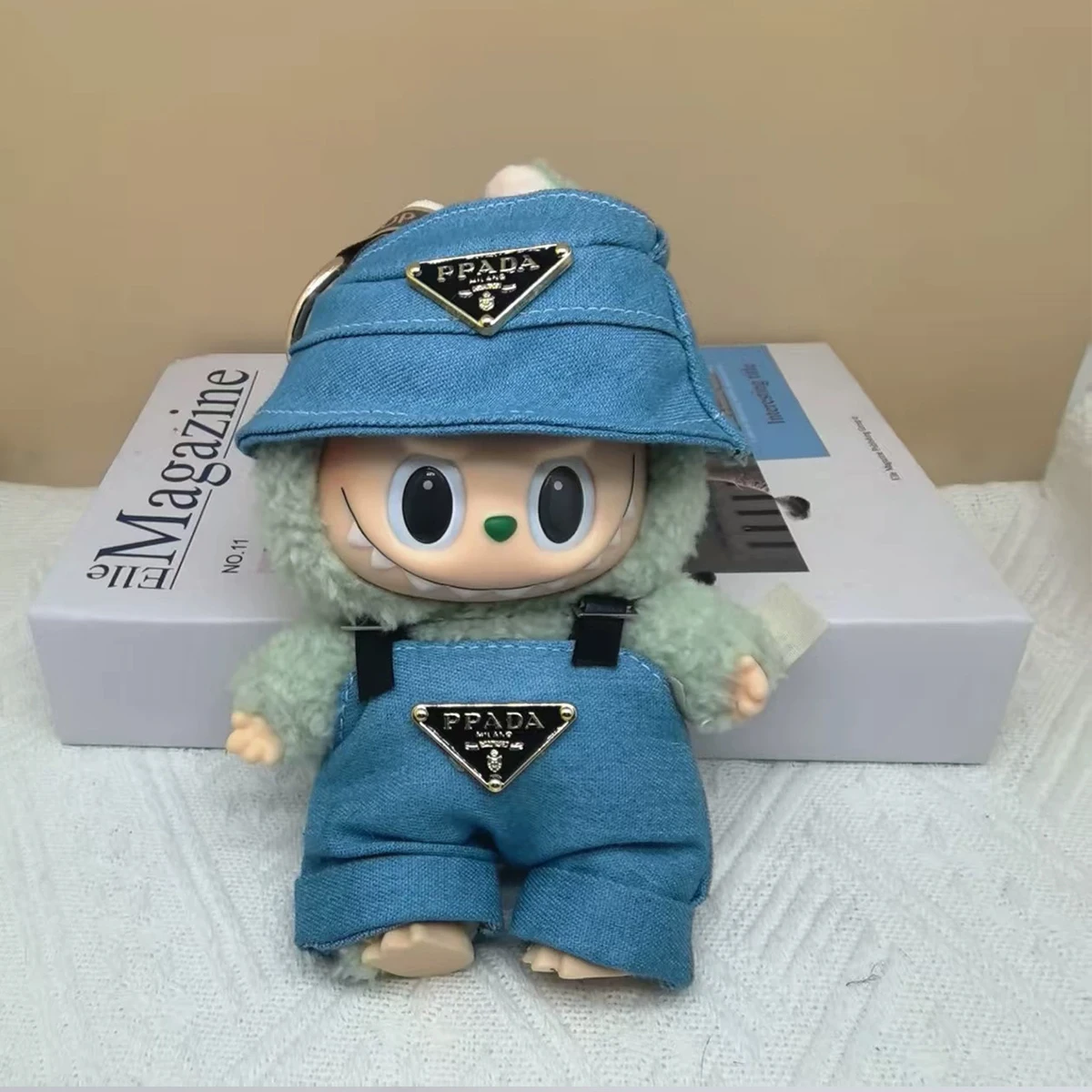 Labubu 인형 미니 의류, 세트, 모자, 가방, 옷, 신발, 액세서리의 새로운 기능(인형 없음)
