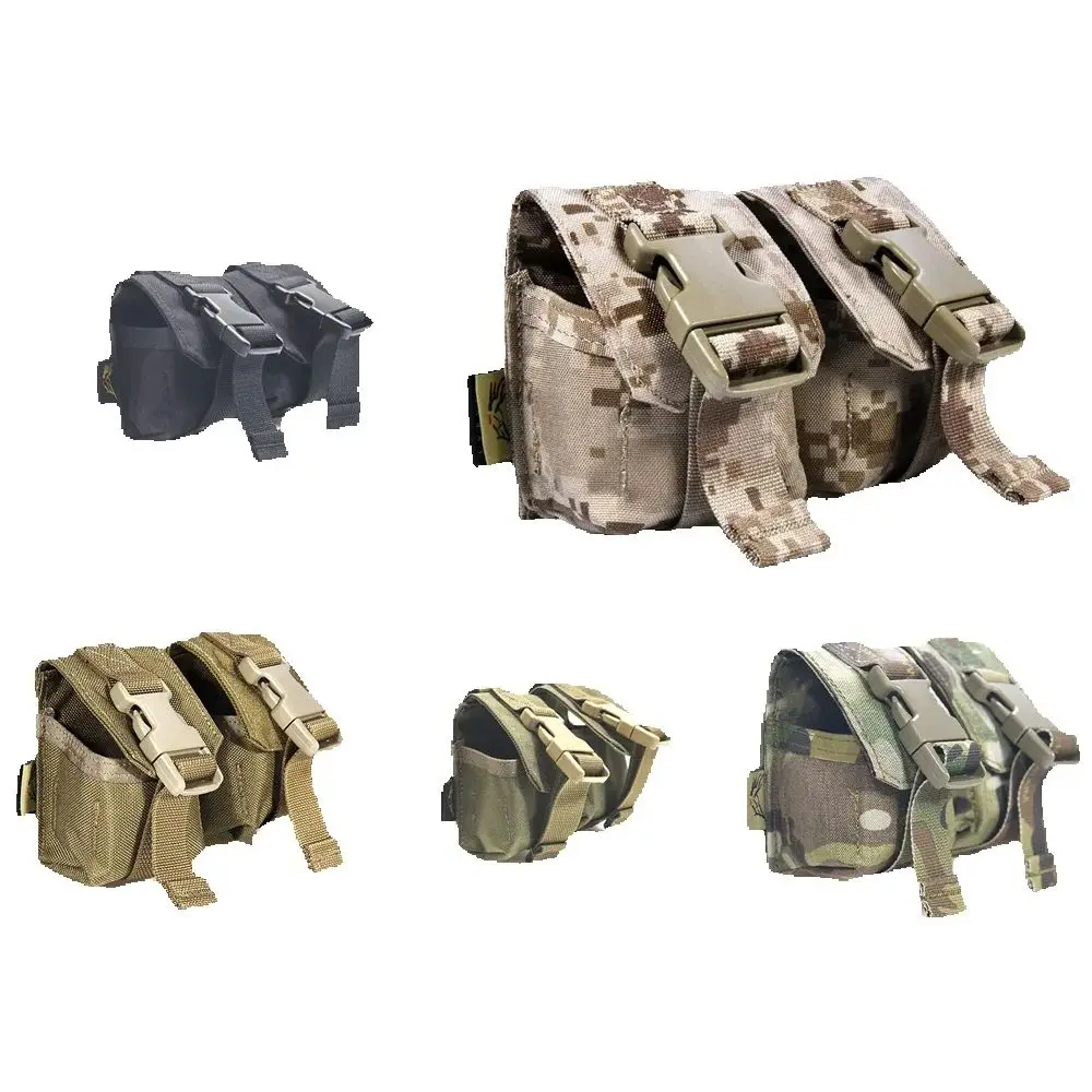 Multi-Purpose Tactical Vest Molle Double M67 Model Grenade Pouch Tennis Bag G005 Outdoor Sports Equipment