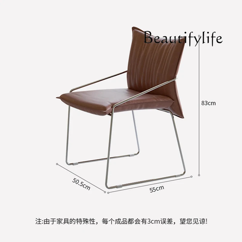 X Medieval Style Designer Chair Light Luxury Dining Italian Office Leisure Chair Small Apartment Single Stoelen Furniture