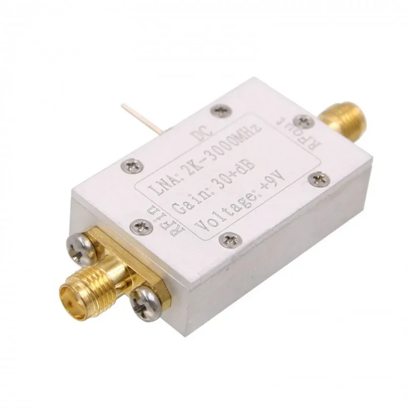 

LNA Wideband Amplifier 2K-3000MHz Gain 30 dB RF Low Noise Amplifier For Shortwave FM Broadcast