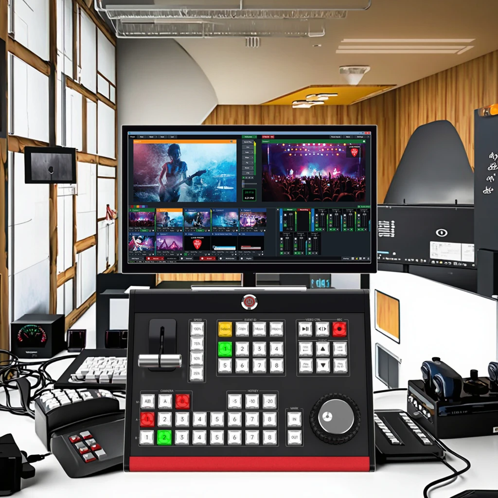 Dedicated Controllers PLC VMix Slow Motion Replay Playback Video Switcher Streaming Console Controller Joystick
