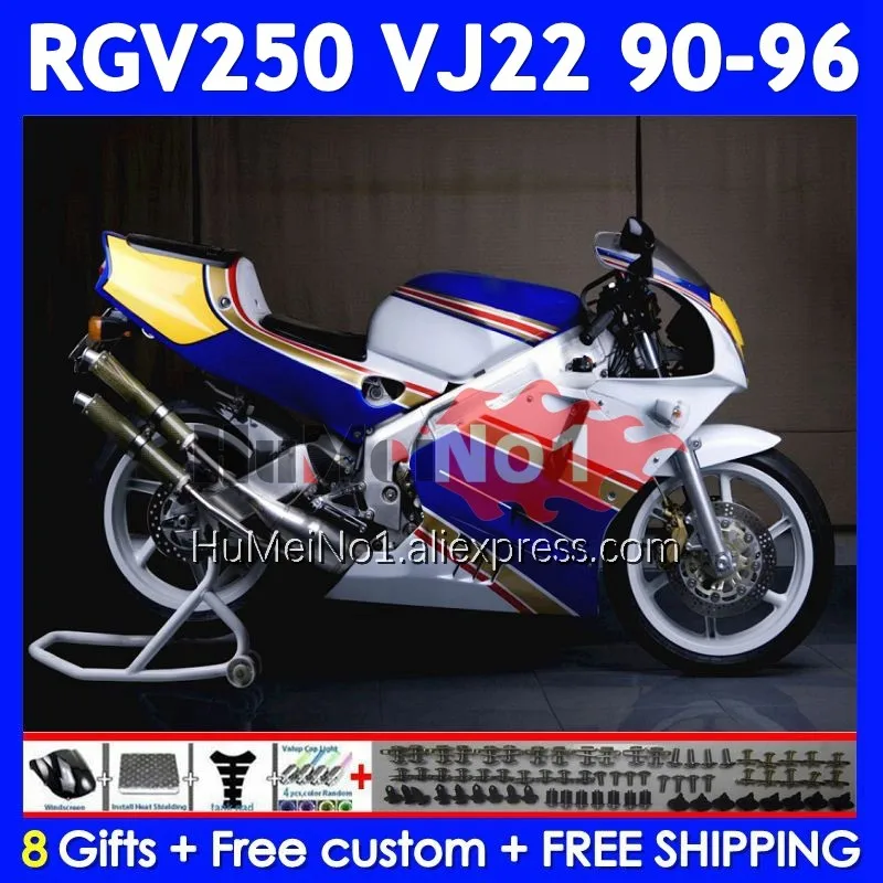 RGV250 For SUZUKI SAPC RGV-250 VJ22 109No.58 RGV 250 Rothmans 90 91 92 93 94 95 96 1990 1991 1992 1993 1994 1995 1996 Fairing