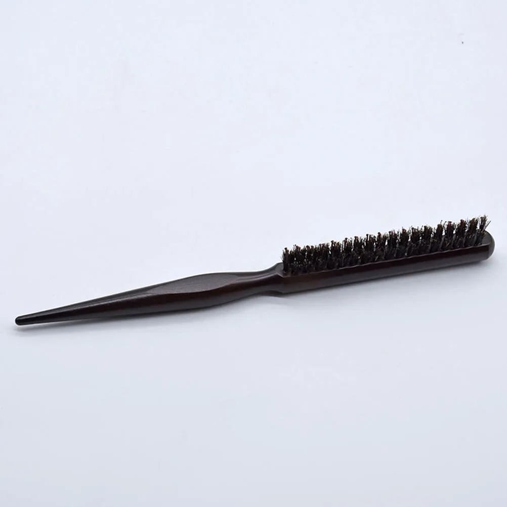 

Eco-friendly Hairbrush Comfortable Bristles Salon 3-row Comb Horizontal Grid Bamboo Handle Effect Custom Quality Easy