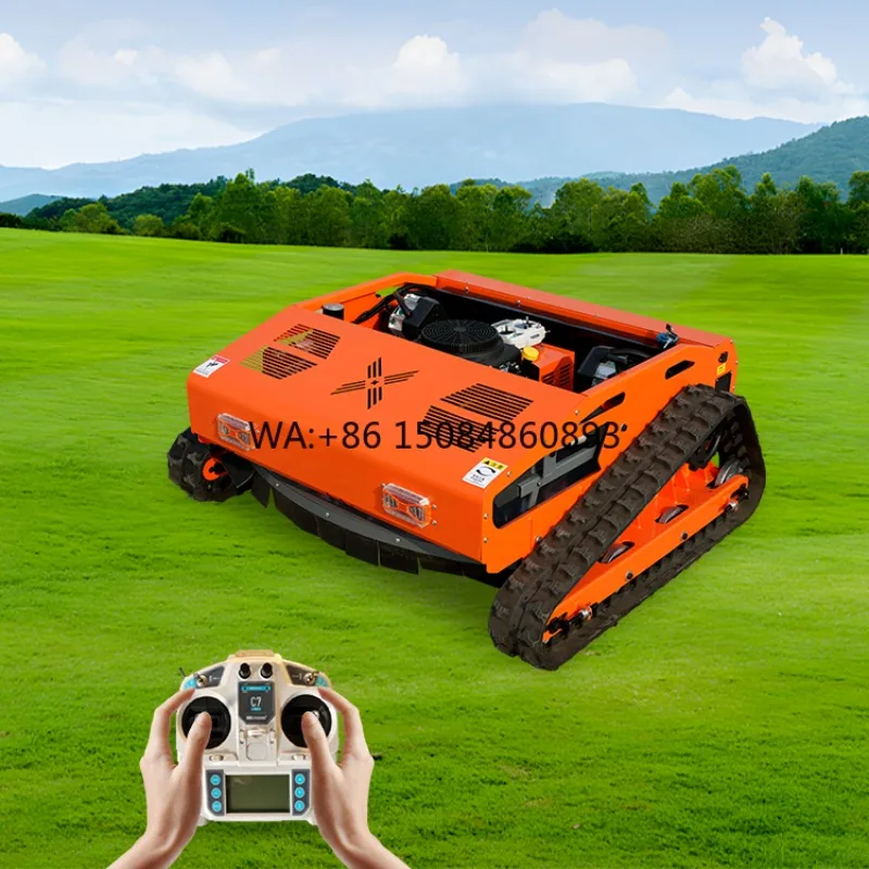 GPS Navigation Smart Robot Lawn Mower 24V Self-Propelled Wireless Grass Trimmer with  Engine