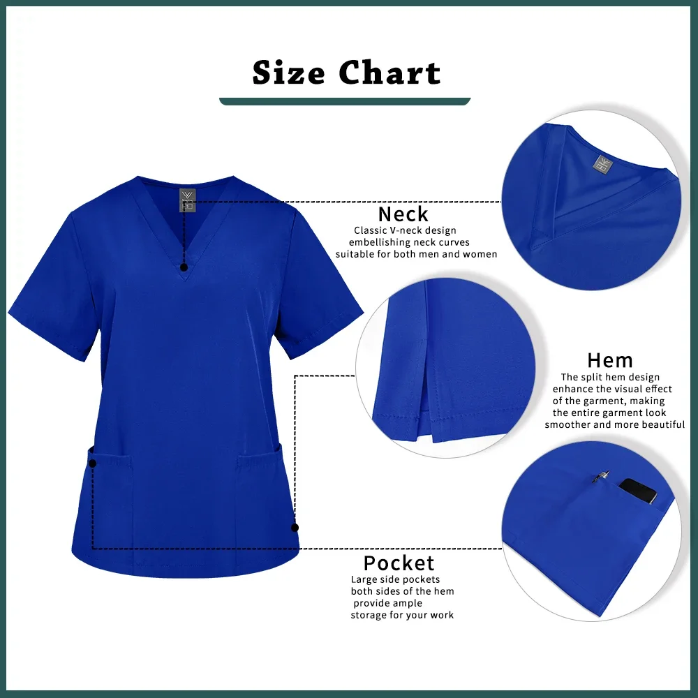 의료 임상 슈트 녹색 검정색 위생복 치과 의사 수의사 간호 수술복 남성 여성 작업복 간호사 스크럽 세트