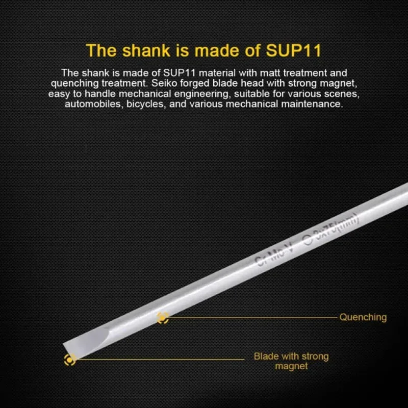 Not in stock. out of stoock..Deli Slotted Handle Screwdriver 1/8 Inch 3/16 Inch 1/4 Inch 5/16 Inch Heavy Duty Magnetic Slotted S