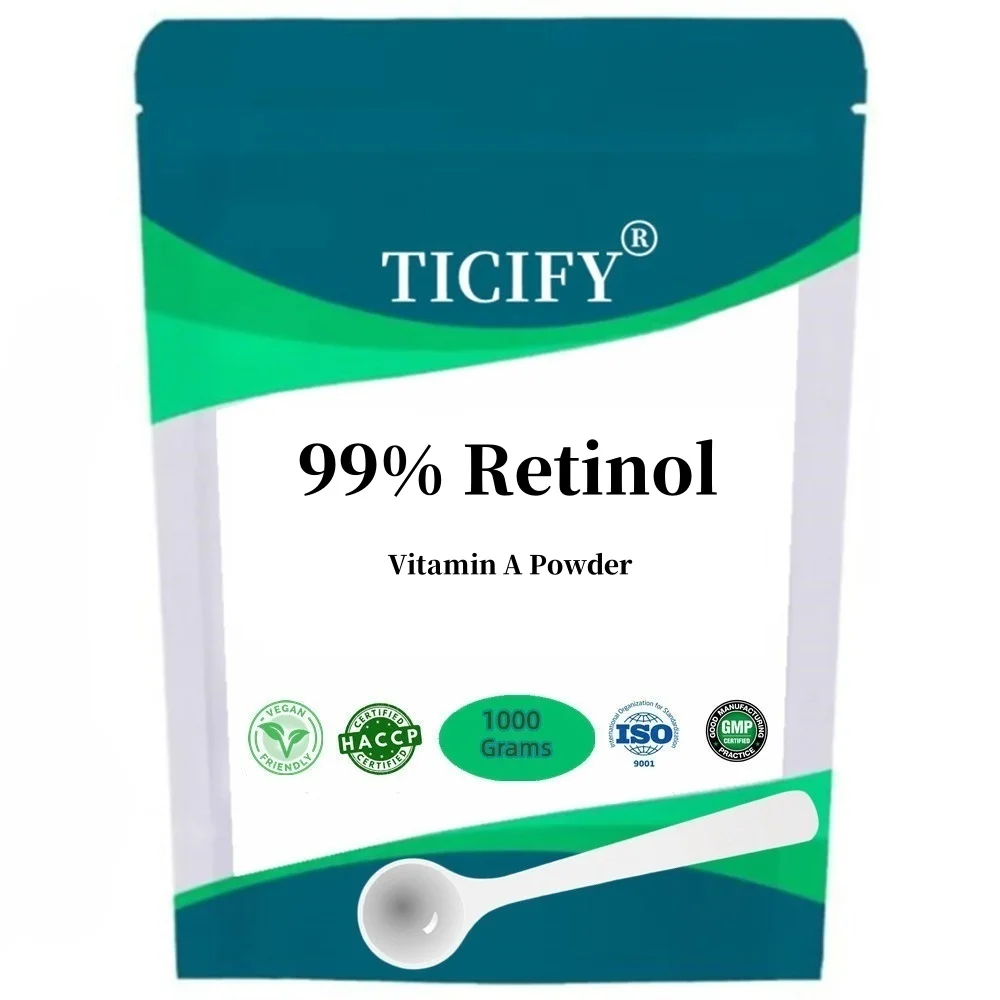 50g-1000g Natural Retinol Powder/ Vitamin A Powder Anti Wrinkle and Anti-aging, Free Shipping