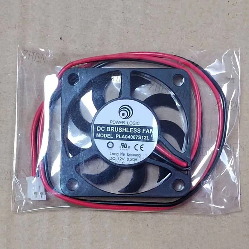 S New for POWER LOGIC PLA04007S12L 12V 0.20A 2pin Cooling fan#QW