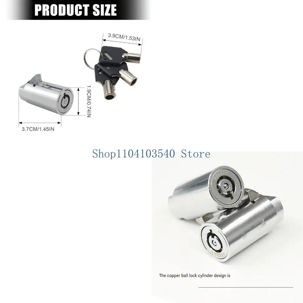 02DC Machine Lock Cylinder Set with 3 Matching Items Body Lock Set for Access Change