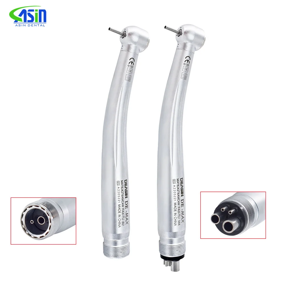 

2/4 hole Dental MAX torque head handpiece Triple Spray Push Turbine high speed air turbine handpiece Dentist Tools