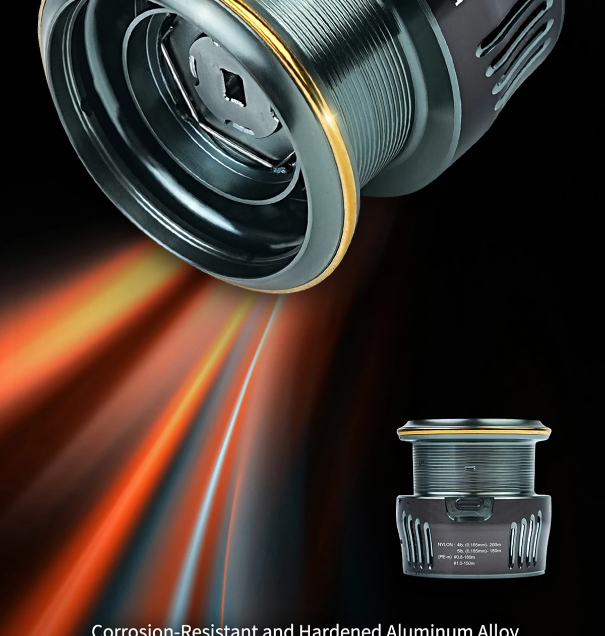 HEIGHTEN LT2500S Ersatzspule für 23 Airity / 22 Exist / 24 Certate / 21 Luvias Airity Spinnrolle zum Spinnfischen – Detail 3