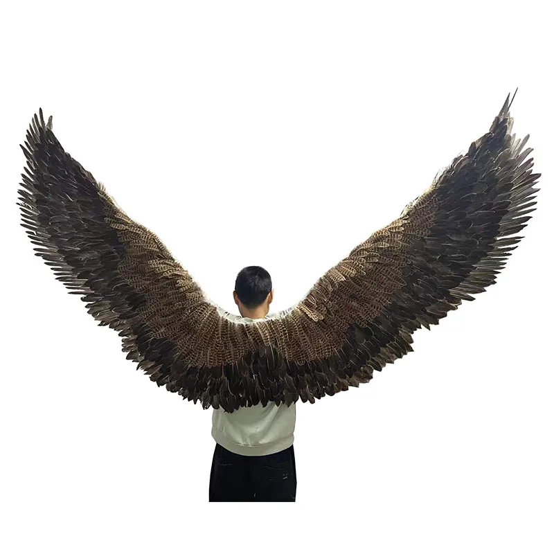 Super large adult imitation angel feather wings holiday party decoration cos stage performance photography props