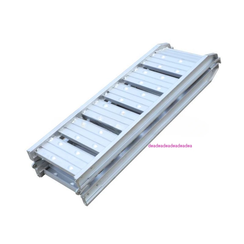 Ramps Motorcycle Loading Trailer Transport Loading Aluminum Alloy Ramp Folding Ladder 228cm