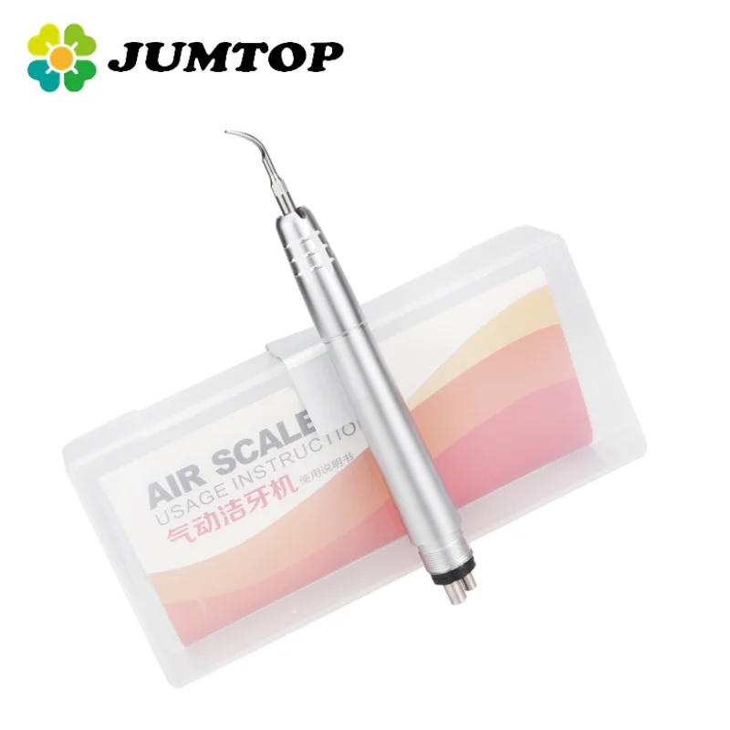 

JUMTOP автоклавированный стоматологический ультразвуковой наконечник воздушного скалера с 3-х наконечниками пневматический скалер для удаления зубного камня