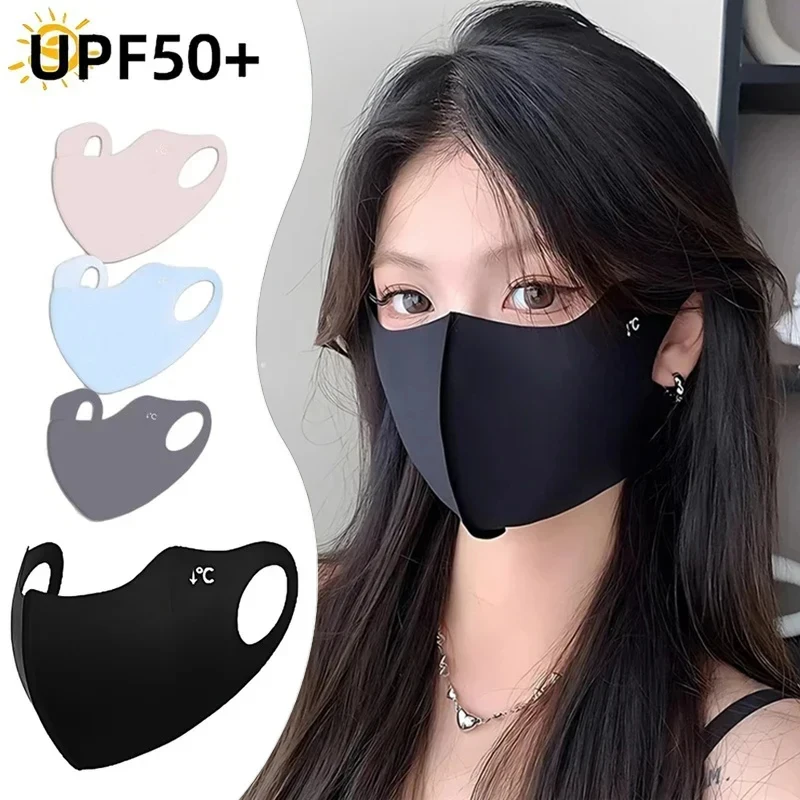 Neue Sonnenschutz-Gesichtsmaske, atmungsaktiv und feuchtigkeitsspendend, Sonnenschutzmaske für Frühling und Sommer, modisch und UV-beständig.