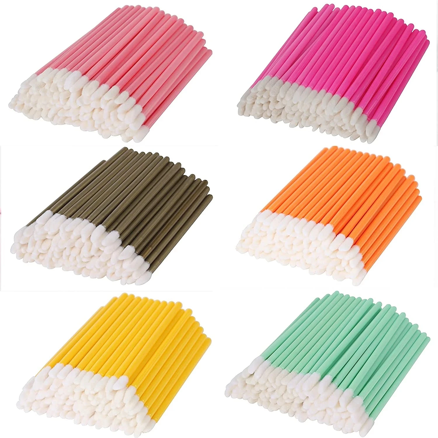 

1000Pcs Lip Brushes Professional Make Up Brushes Tools Disposable Lip Gloss Applicator Eye Shadow Cosmetic Brushes Blue