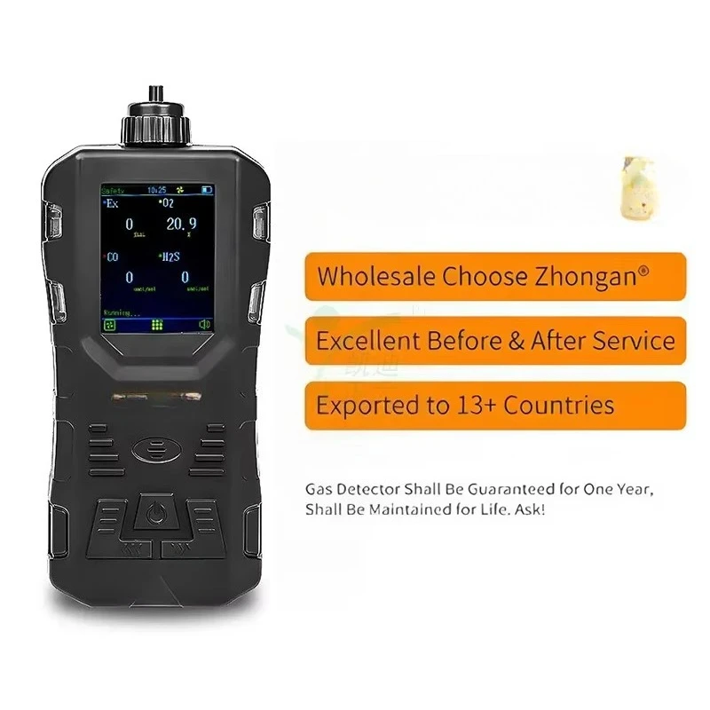 Approved 4 In1 Portable Automotive Emission Gas VOC Volatile Organic Compounds Exhaust Gas Leak Gas Analyzer
