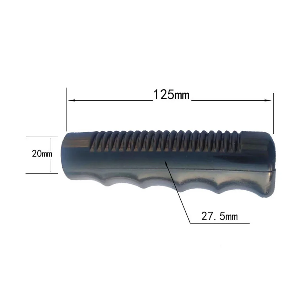Imagem -03 - Round Tubes Replacement For Wheelbarrow Black Rubber Handles Universal Trucks Bicycle Turn Handles Pcs 125 mm x mm 21 mm 22 mm 24 mm 25 mm