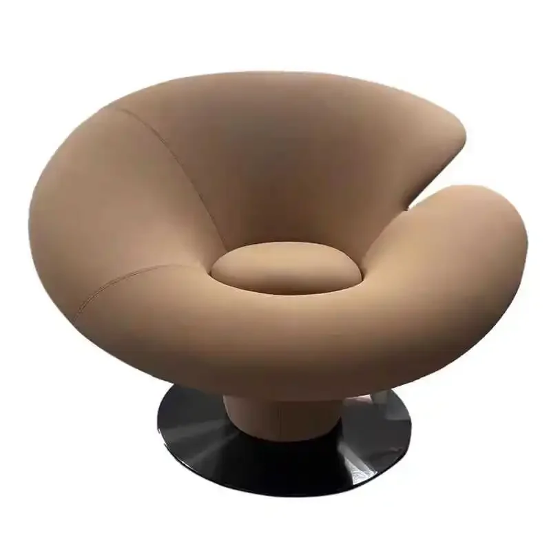 

Minimalist designer fiberglass special-shaped calla lily flower leisure chair hotel sales reception single sofa