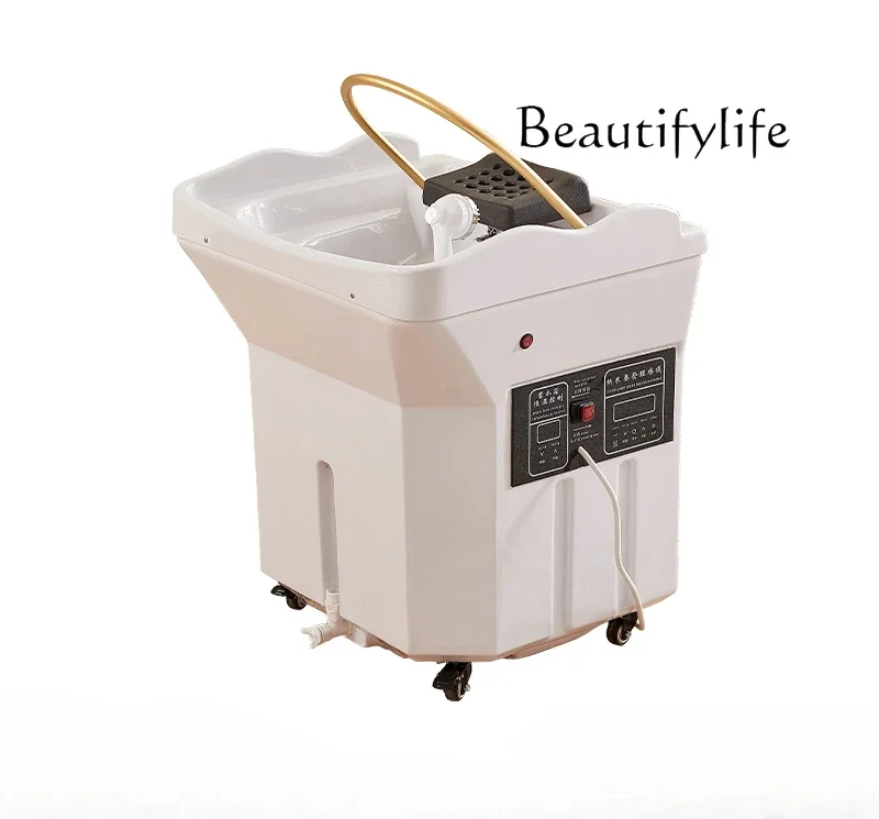 Mobile shampoo basin water circulation special instrument fumigation spa machine