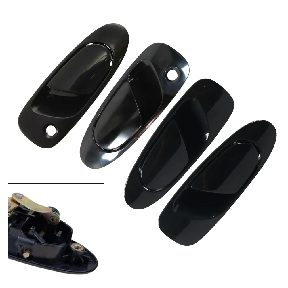 2PCS For Honda For CIVIC 92-95 For EG4 Door Handle Exterior Left And Right Kit 72680-SR4-013 72640-SR4-013 Easy To Use Tools view 2