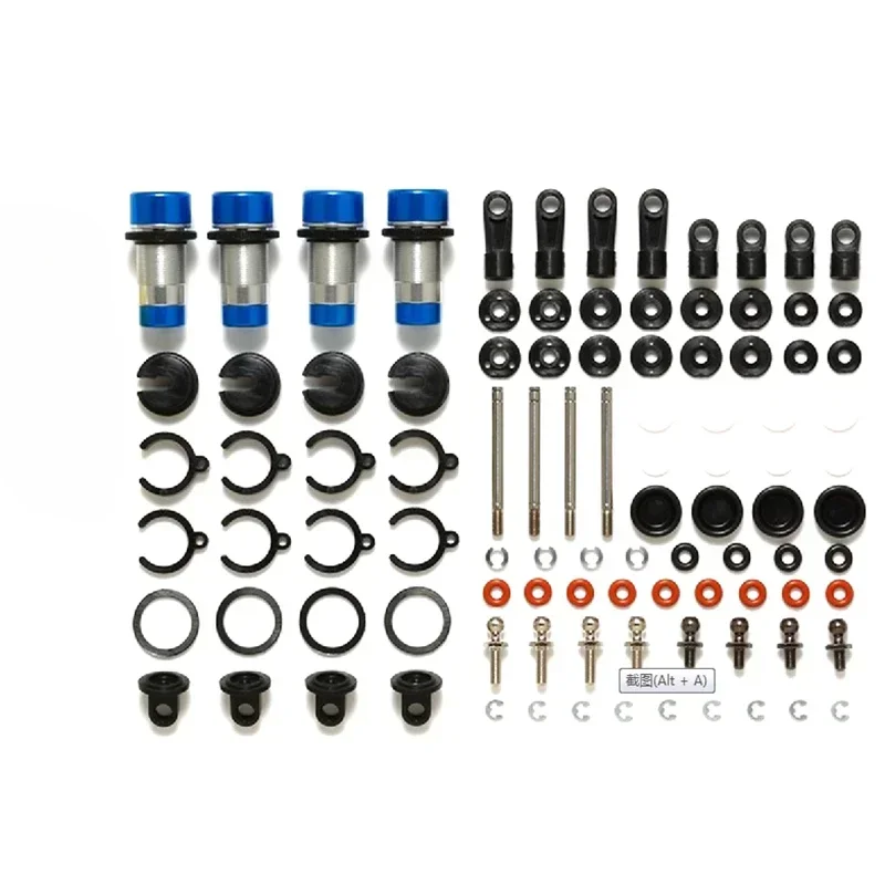 

Aluminum Alloy Hydraulic Shock Absorber No. 400 Shock Oil For Tamiya RC Car GF-01/G6-01/WR-02/XV-01 Long Shock Absorber