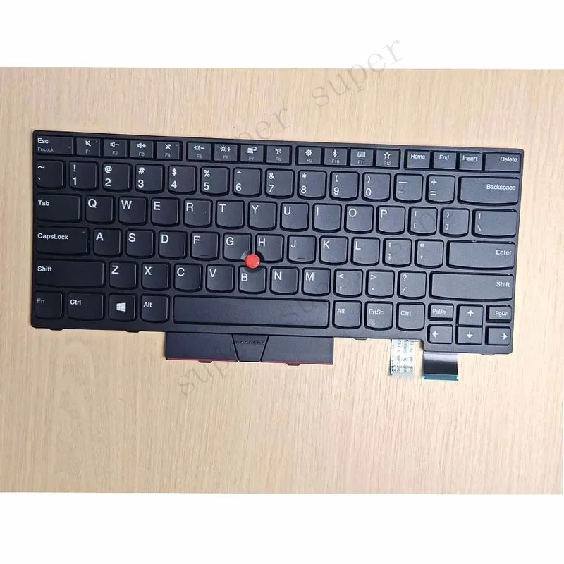 Original Refurbished For Lenovo ThinkPad T470 T480 Laptop US Keyboard With Backlight Notebook Accessories