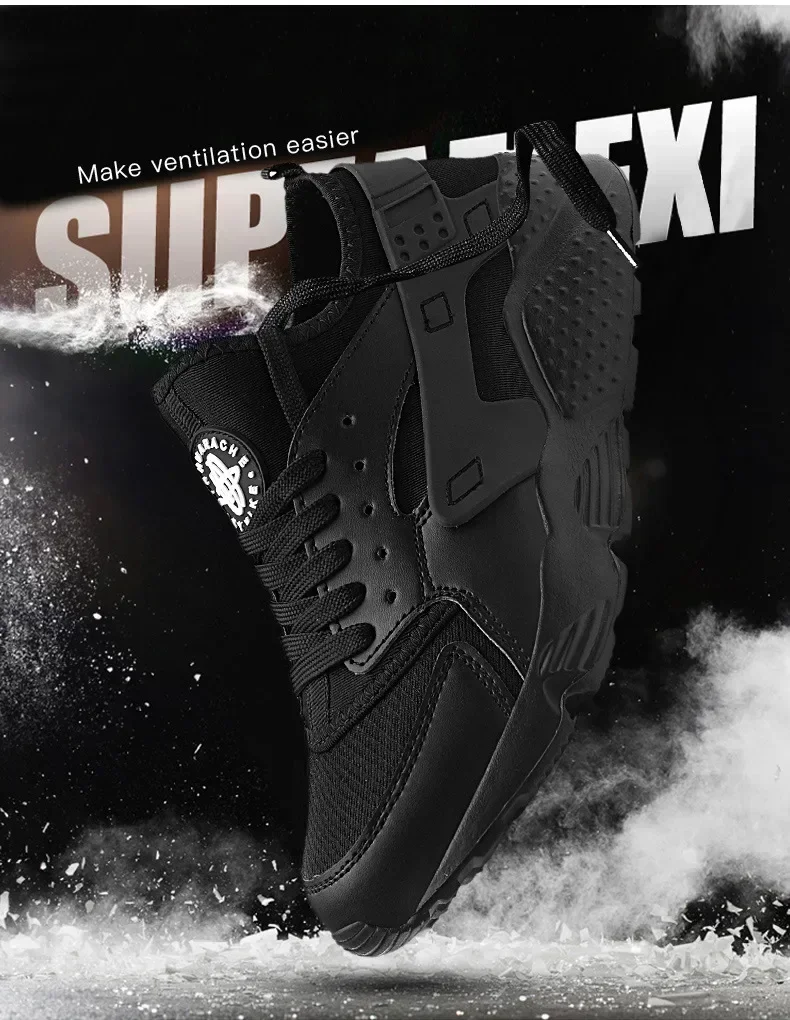 Sommerliche Herrenschuhe mit atmungsaktiver Mesh-Oberfläche, leichtem, weichem Boden, lässige, trendige Laufschuhe, Sportschuhe für Herren aus China. – Detail 11