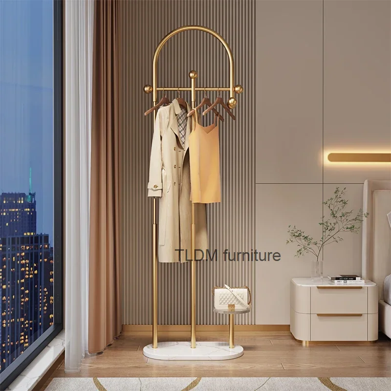 Hat Stand Coat Rack Floor Open Wardrobe Clothes Racks Hanging Garment Sideboards Shelf Perchero Pared Furniture Living Room SQC