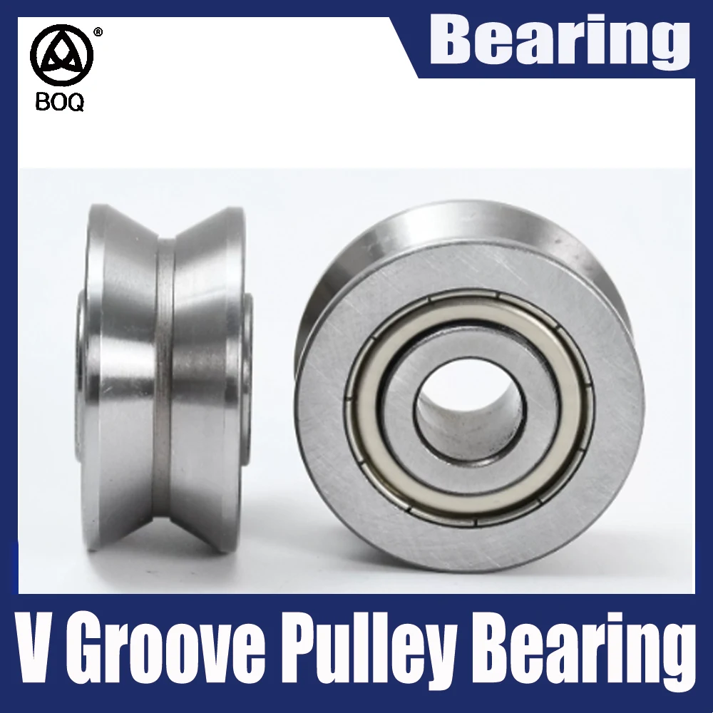 2PC V-groove guide wheel bearing guide rail rollers LV series LV20/7 LV20/8 LV201 LV202-38 LV202-39 LV202-40 LV202-41  LV2010 ZZ