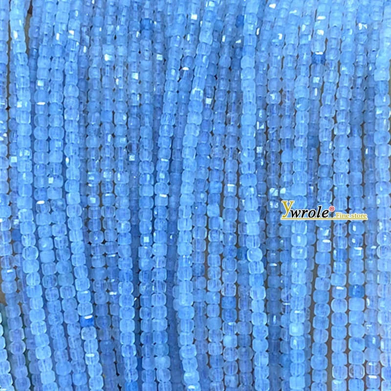 2x2mm Faceted Cube Mookaite Jasper Natural Stone Loose Spacer Beads for Jewelry Making Diy Bracelets Charms Accessories 15''