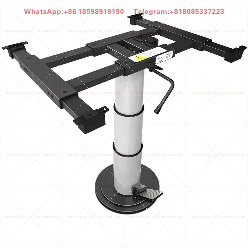 RV Rotating Lifting Table Leg 360° Swivel Pneumatic Height Adjustable Dining Table Support Bar Independent Bracket Modification