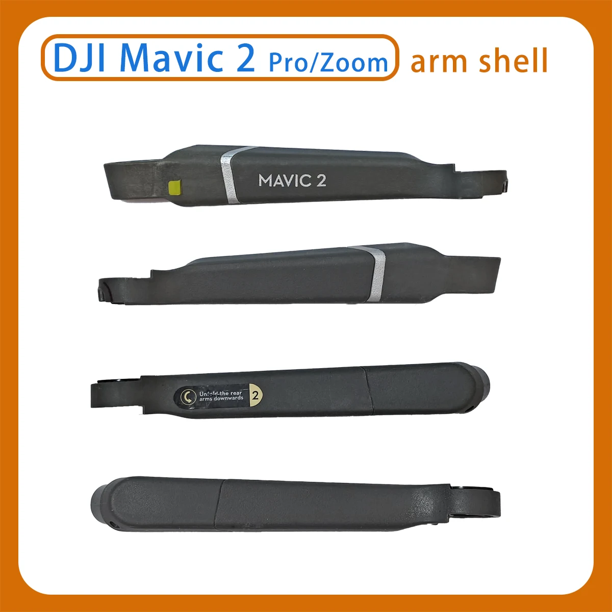 Pólo de almofada de pé Mavic 2pro/Zoom Arm Shell, acessórios de reparo de drone, para DJI Mavic 2