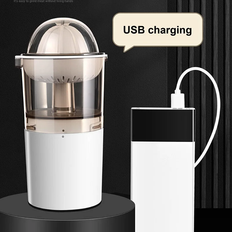 250 مللي كوب عصير كهربائي عصارة برتقال عصير ليمون USB قابلة للشحن المحمولة عصارة ضغط عصارة فواكه للمطبخ المنزل