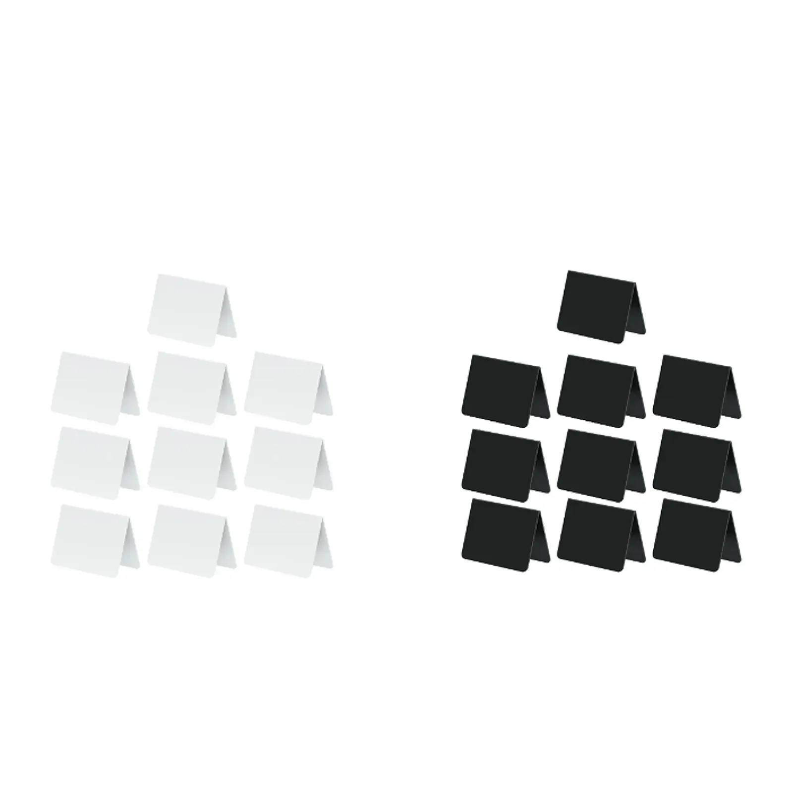 ป้ายกระดานดำอะคริลิคขนาดเล็ก 10 ชิ้น สำหรับตกแต่ง ป้ายแสดงอาหาร ป้ายชื่อ ป้ายราคา สำหรับงานบุฟเฟ่ต์ ร้านเบเกอรี่ ป้ายราคาขายปลีก งานวันเกิด