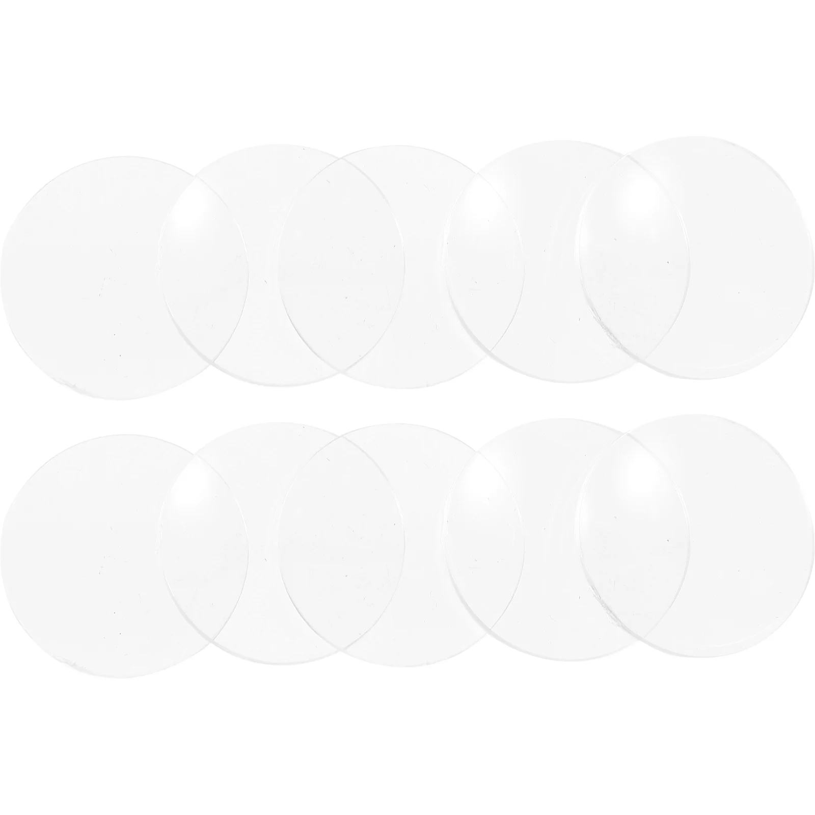 

10pcs Acrylic Magnifying Lens 30mm Convex Clear Round Telescope Accessories magnifier lens for reading durable portable