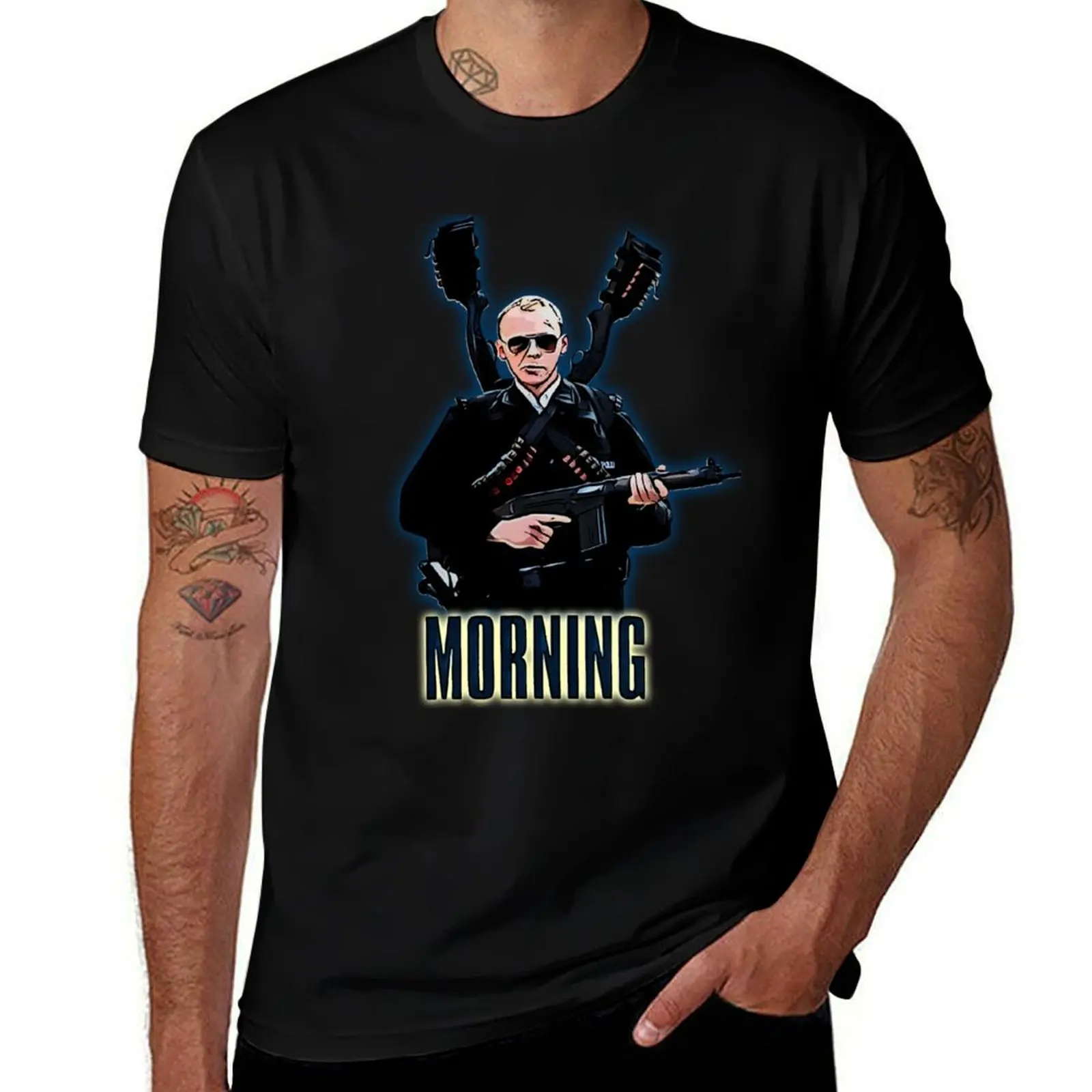 

morning T-Shirt t shirt for man 100 percent cotton funny t shirts dark humor T-Shirt