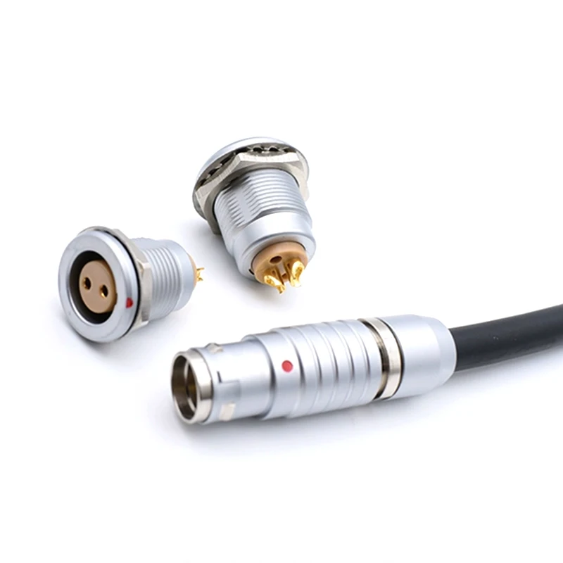 Compatible LEMO T Series FGG EGG Aviation Plug 0T 1T 2T 2 3 4 5 6 7 Pin Metal Circular Connector Push-pull Self-locking Socket - Image 3