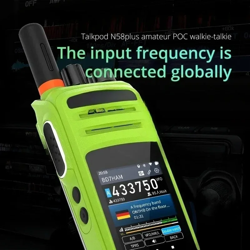 Used for 4G Network Radio N58PLUS Android 9.0 Wifi GPS Mobile Phone Work with REAL-PTT ZELLO PTT POC Transceiver