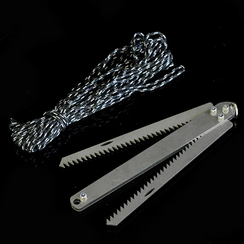 Stainless Steel Fold Weed Razor Aquatic Plants Cutter Removing Water Grass Fishing Accessories Tool Gear Lanyard Serrated Blade
