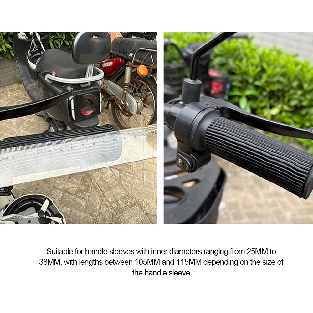 Motorcycle Handlebar Cover Silicone Non-Slip Wear-Resistant and Shock-Absorbing Easy To Install Handlebar Cover Modification