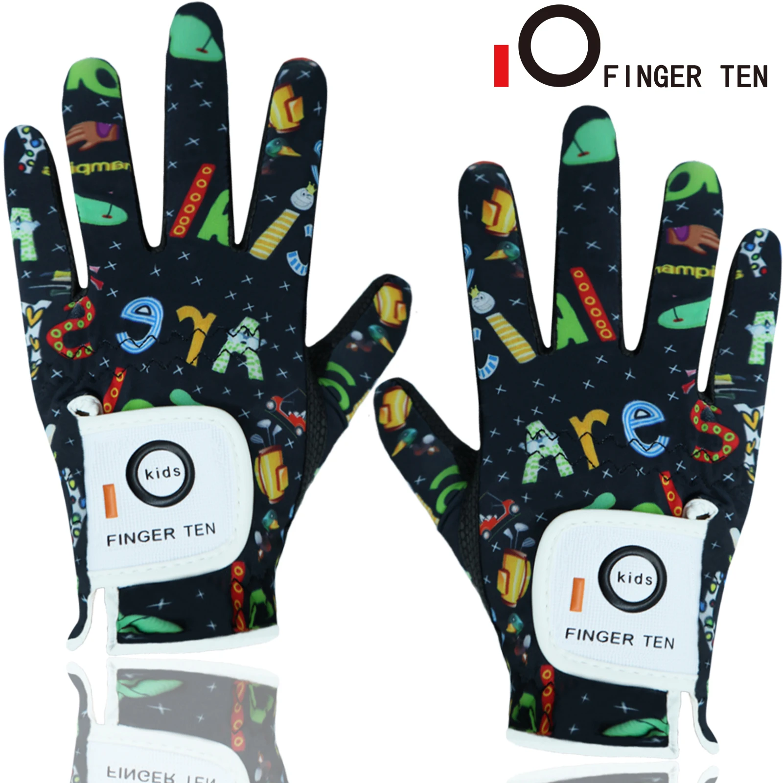 New Micro Soft Golf Gloves Kids Breathable Left Right Hand Glove Lh Rh Rain Grip Hot Wet Age 2-10 Junior Boy Girl Drop Shipping