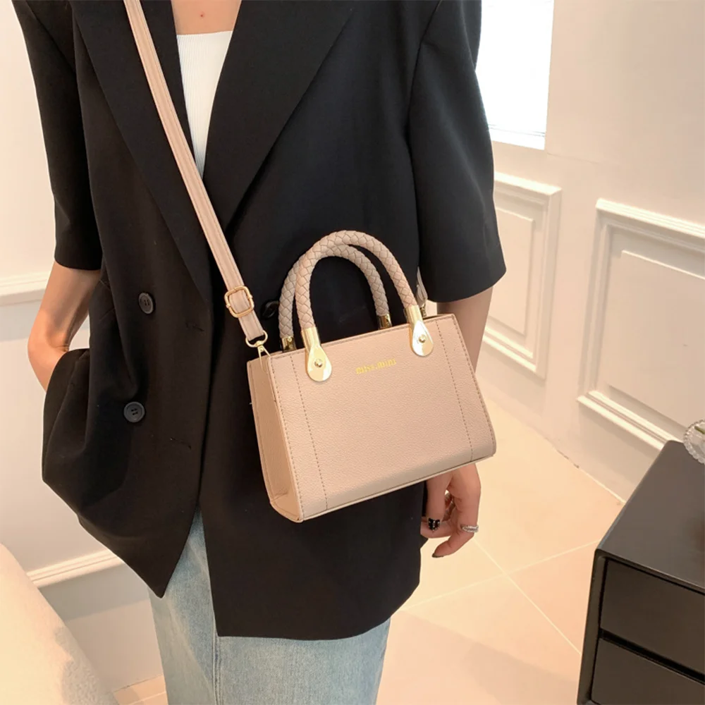 Summer New Fashion Handbag Stylish Pure Color Crossbody Bag Simple Small Square Bag With Multiple Color Options