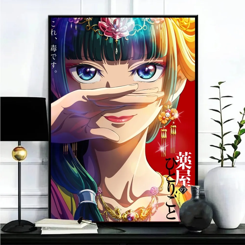 Kusuriya no Hitorigoto Anime Poster Gallery Prints Self Adhesive  Home Decor Decoration Wall Decals Living Room Sticker