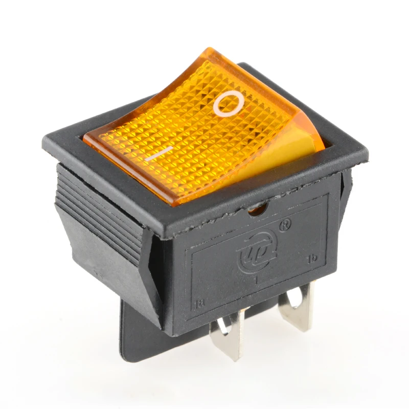 KCD4 Wippschalter Ein Aus 6 Pin Mit Led 4 16A 250V 220V T85 20A Kleine 6Pin 4Pin Licht Für 2 Position 220 230V Lampe 10A Rakete