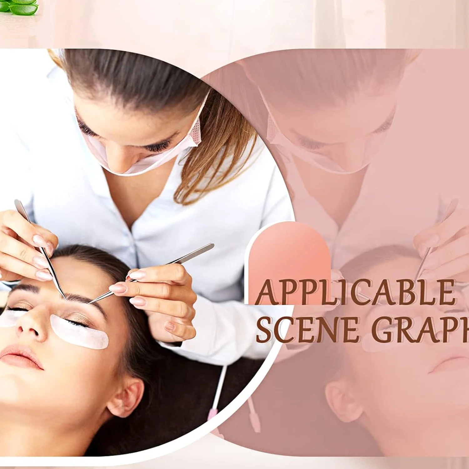 lcpacosjy Eyelash Extension Paper Patches for Building Eye Lashes Grafted Eye Stickers Patch Korea Under Eye Pads Make Up Tools