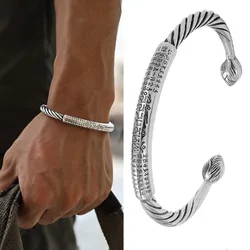New Simple Buddhist Tibetan Six-Character Mantra Hand-Carved Lotus Bracelet for Men and Women Exquisite and Elegant Jewelry